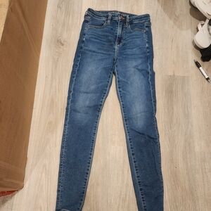 American Eagle Outfitters Dark Blue Skinny Jeans Size 2